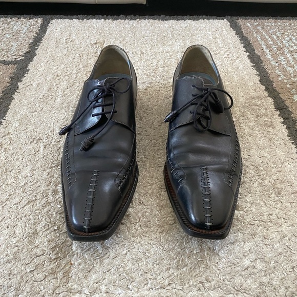 Mezlan Hendrix black lace up dress shoe size 10.5 main image 7